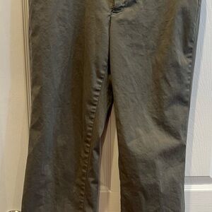 Banana Republic Gray Trousers Relaxed Fit Cotton Blend